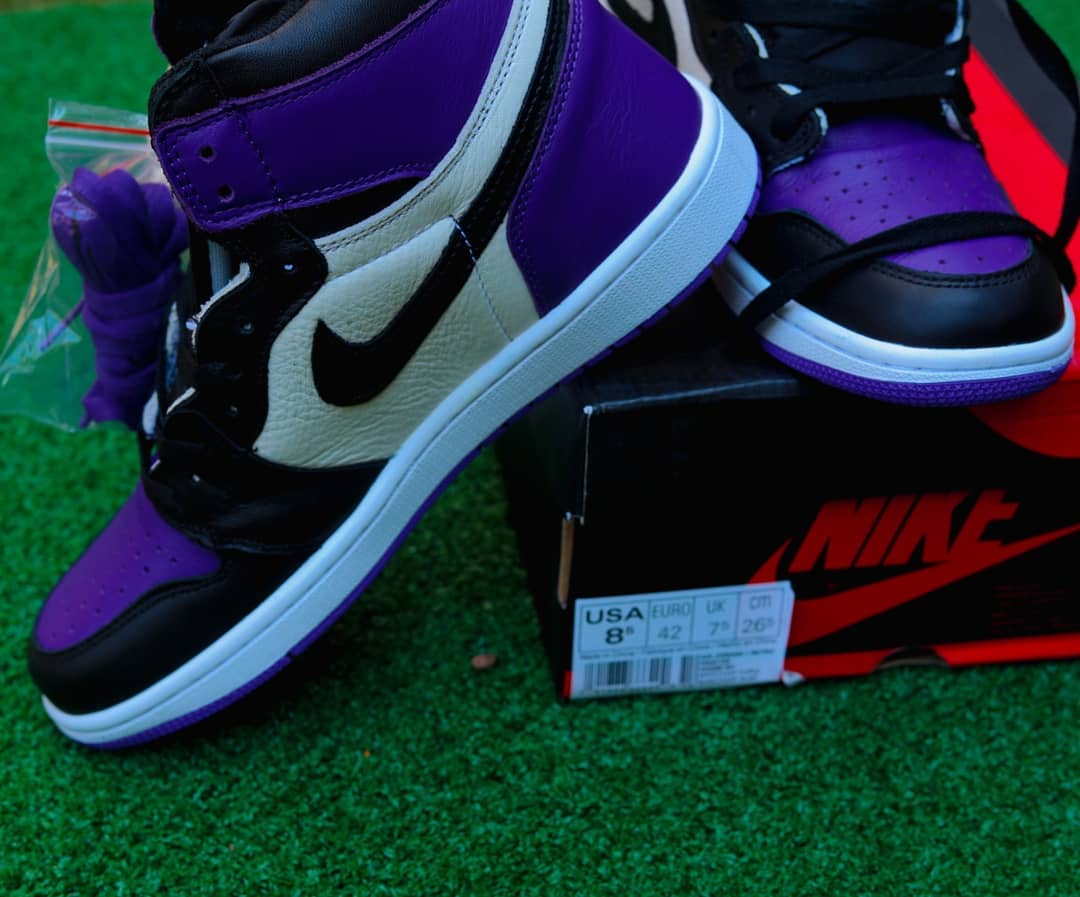 Nike Air Jordan 1 Retro High OG 'Purple Court' Exclusive