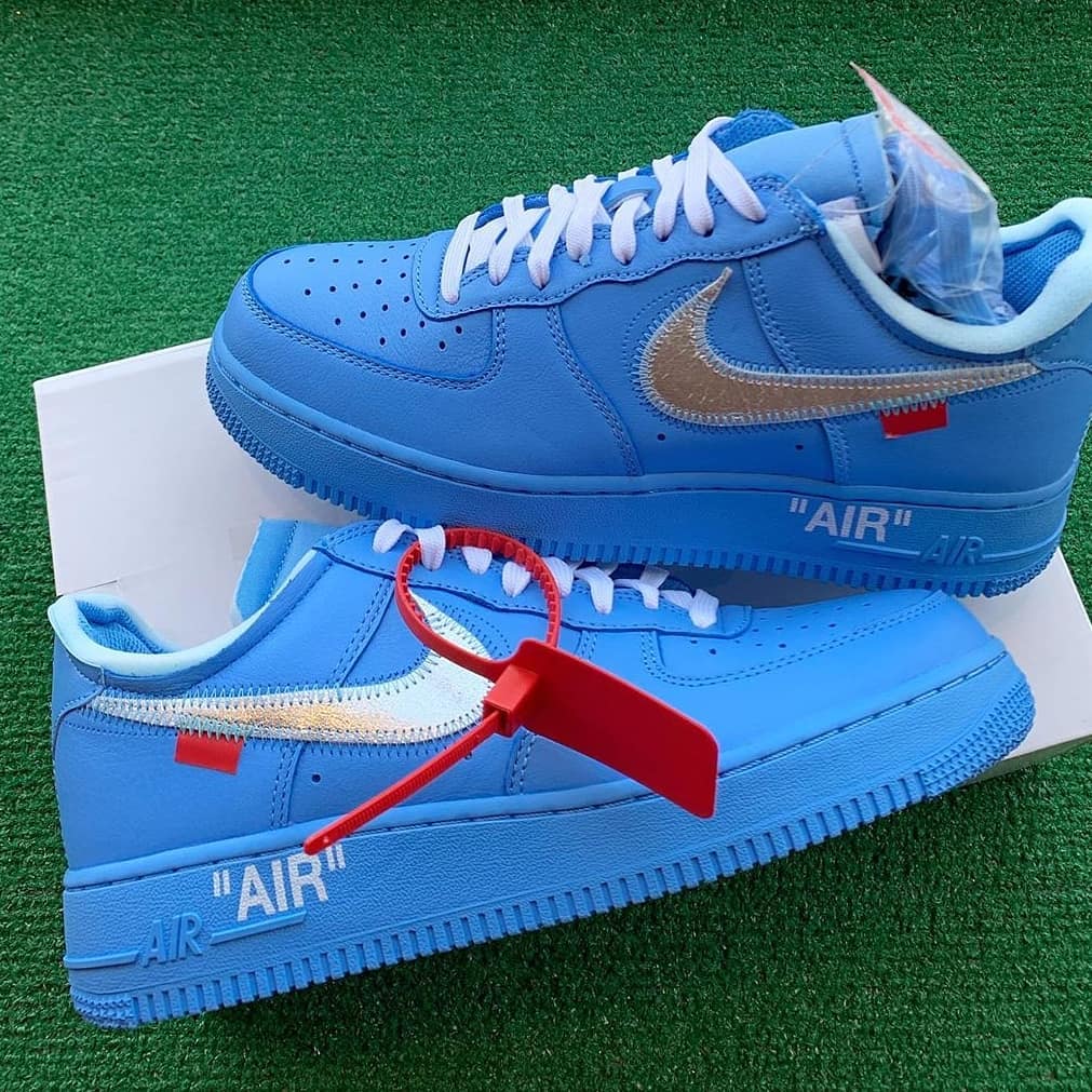 Nike x OffWhite Air Force 1 Low 'MCA' University Blue Exclusive