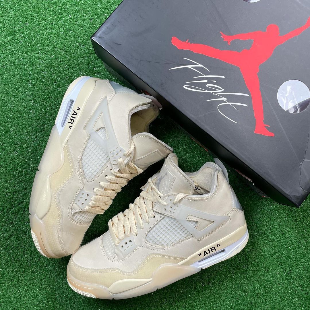 Nike Jordan 4 x Off-White™️ 'Sail' - Exclusive Sneakers SA